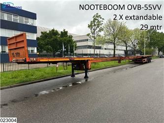 Nooteboom open laadbak 2 x extendable, 29 mtr