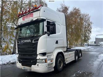 Scania R580 6x2 tractor unit w/ hydraulics WATCH VIDEO