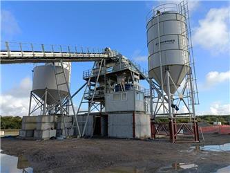 Constmach 100+100 M3/H Stationary Concrete Batching Plant