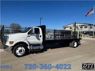 Ford F650 20' Flatbed With Donkey ForkLift