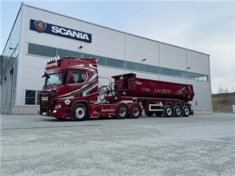 Scania R 730 A6x4NB Tipptrekker med 2020 mod Carnehl Tipp