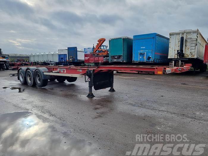 Desot 3 AXLE LIGHT WEIGHT 40 FT CONTAINER CHASSIS BPW DR Containerframe semi-trailers