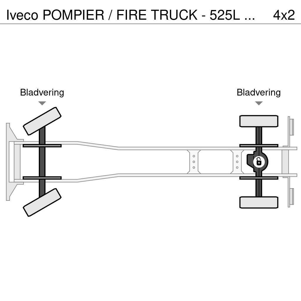 Iveco POMPIER / FIRE TRUCK - 525L TANK - LIGHT TOWER - G Fire trucks