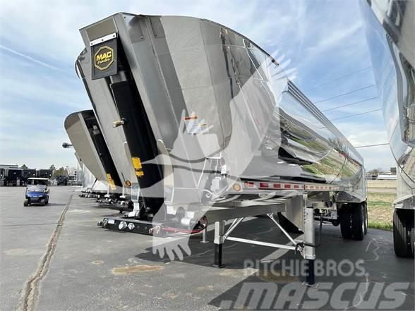 MAC TRAILER MFG MACSIMISER 35' 1/2 ROUND ALUM END DUMP Tipper trailers