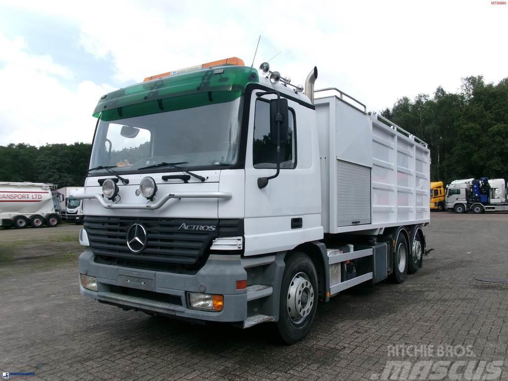 Mercedes-Benz Actros 2535 6x2 vacuum tank Saugbagger Combi / vacuum trucks