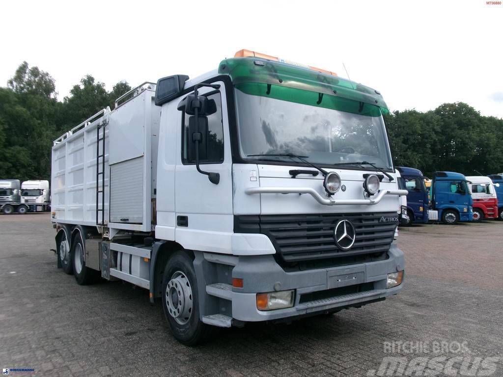 Mercedes-Benz Actros 2535 6x2 vacuum tank Saugbagger Combi / vacuum trucks