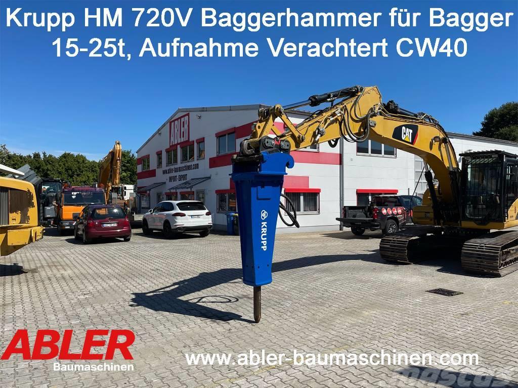 Krupp HM 720 V Abbruchhammer für Bagger 15-25t Demolition excavators