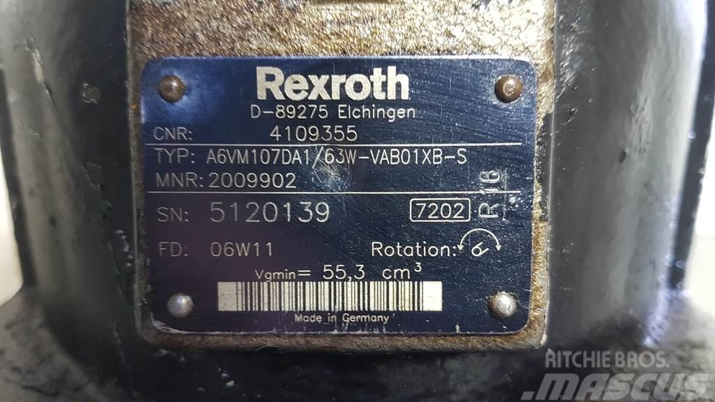 Rexroth A6VM107DA1/63W - Drive motor/Fahrmotor/Rijmotor Hydraulics