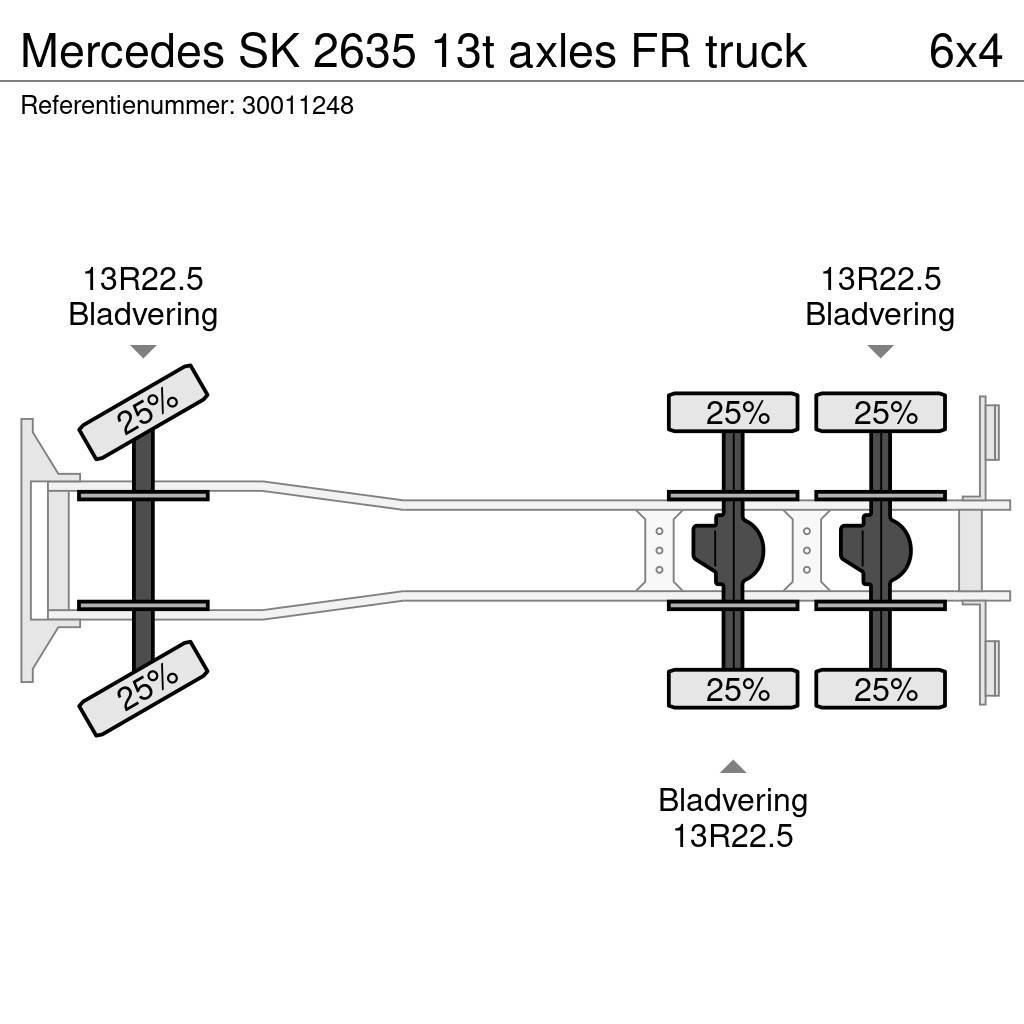 Mercedes-Benz SK 2635 13t axles FR truck Chassis Cab trucks