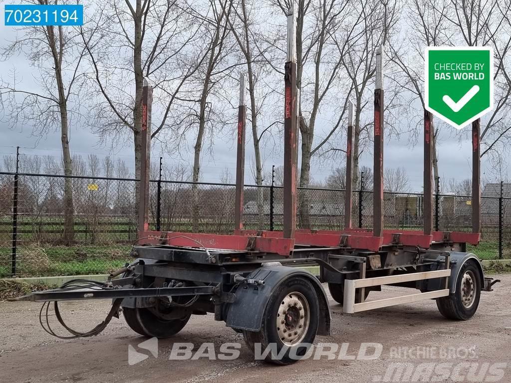  Pavic HTA 18 2 axles Holztransport Wood SAF Timber trailers