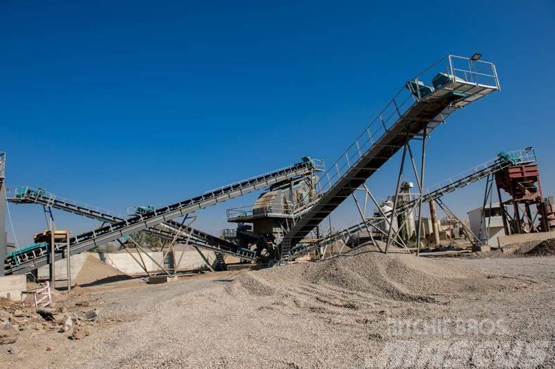Constmach Stationary Sand Screening and Washing Plant Aggregate plants