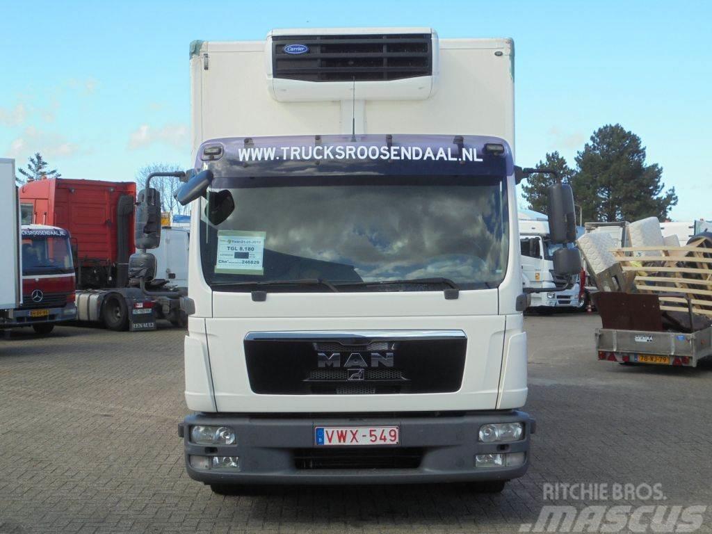 MAN TGL 8.180 + Euro 5 + Carrier XARIOS 600 + Dholland Temperature controlled trucks