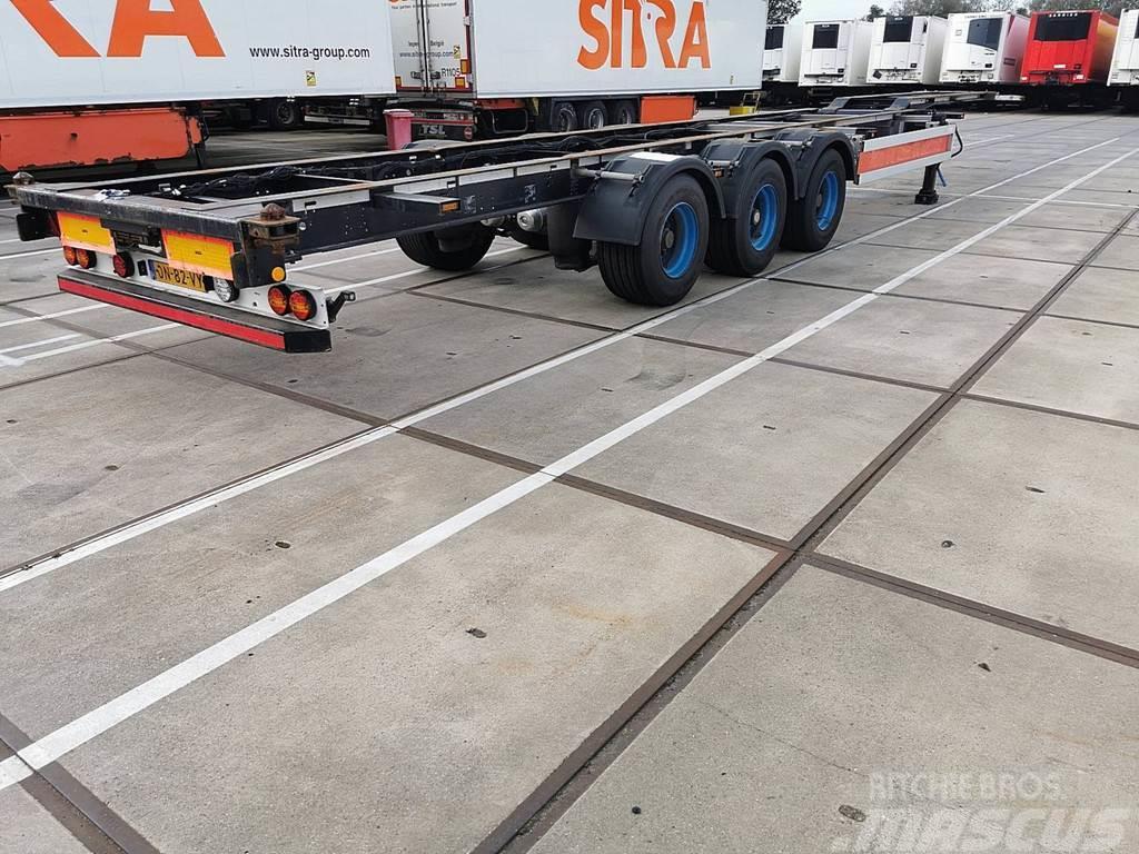  Hertoghs LPRS24 45ft high cube mega Containerframe semi-trailers