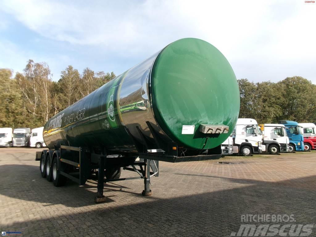  Melton Food (beer) tank inox 29.6 m3 / 1 comp Tanker semi-trailers