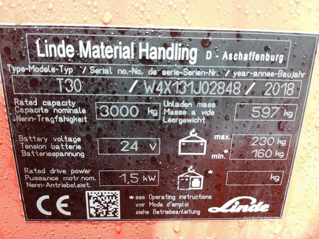 Linde T30 Low lifter