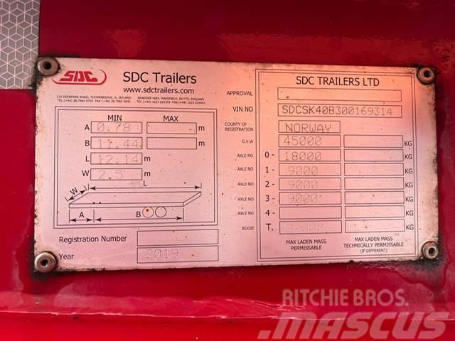 SDC TRAILERS Semitrailer Containerframe semi-trailers