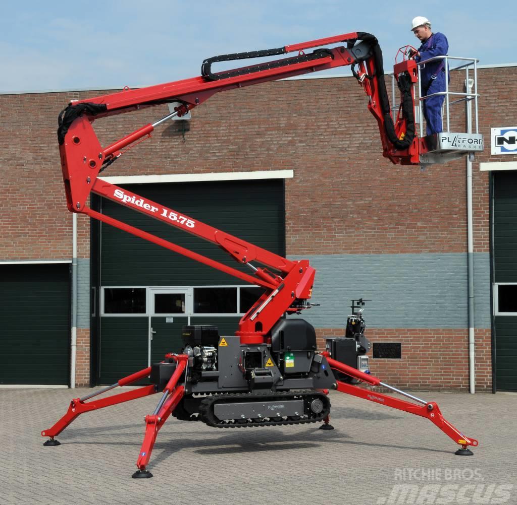 Platform Basket Spider 15.75 Spin-rups hoogwerker | Compact | Compact self-propelled boom lifts