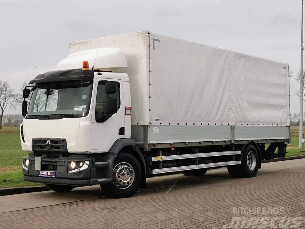 Renault D 270 18.3t airco lift Curtainsider trucks