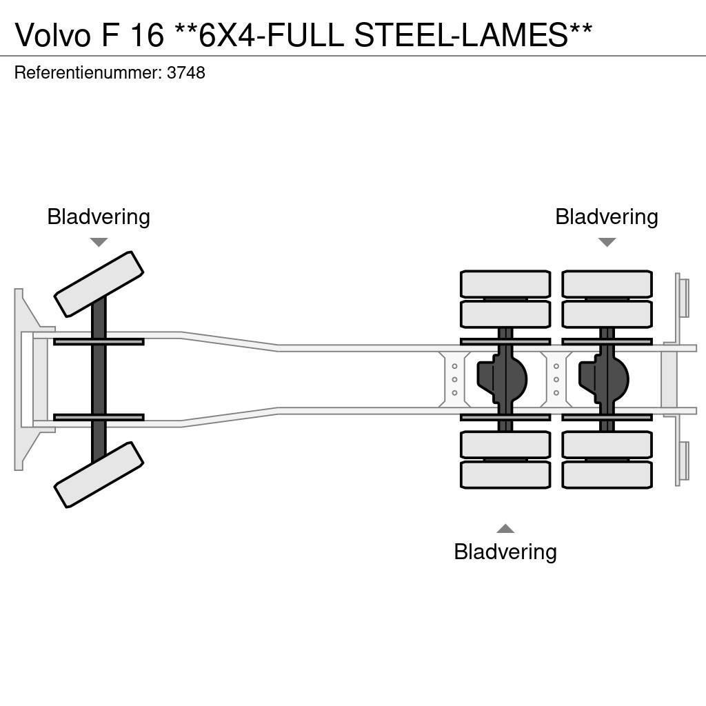 Volvo F 16 **6X4-FULL STEEL-LAMES** Chassis Cab trucks