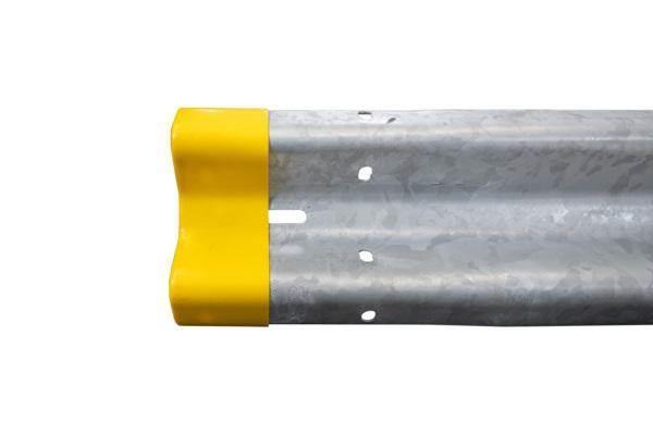  Vangrail eindstuk type A kunststof geel Scaffolding equipment