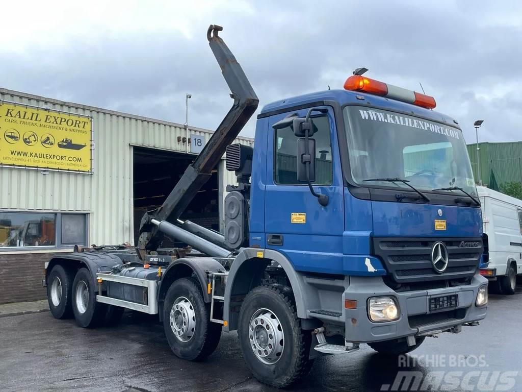 Mercedes-Benz Actros 3241 MP2 Container Hook 8x4 V6 EPS 3 Pedals Hook lift trucks