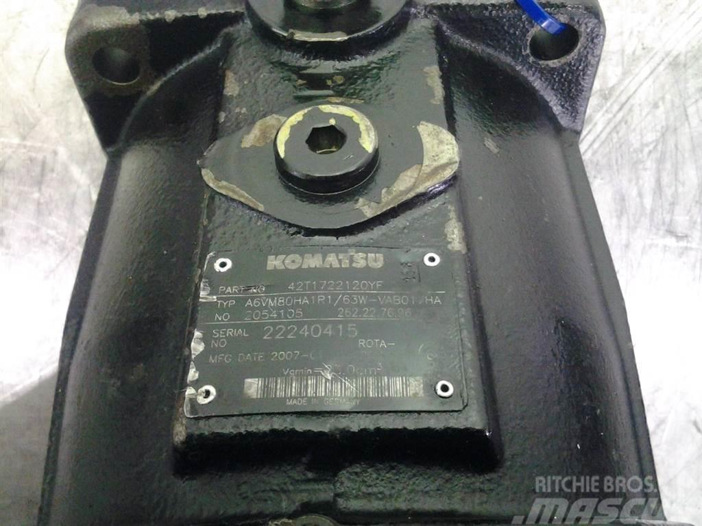 Komatsu 42T1722120YF - A6VM80HA1R1/63W - Drive motor Hydraulics