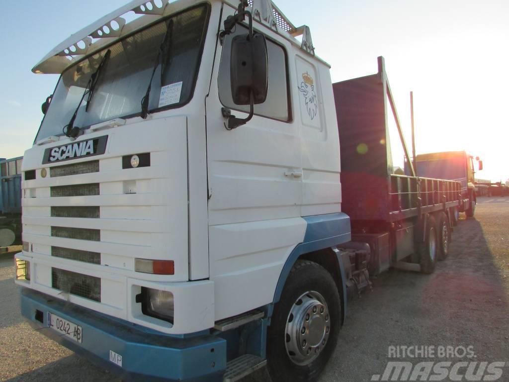 Scania 143 420 6X2 BASCULANTE Curtainsider trucks