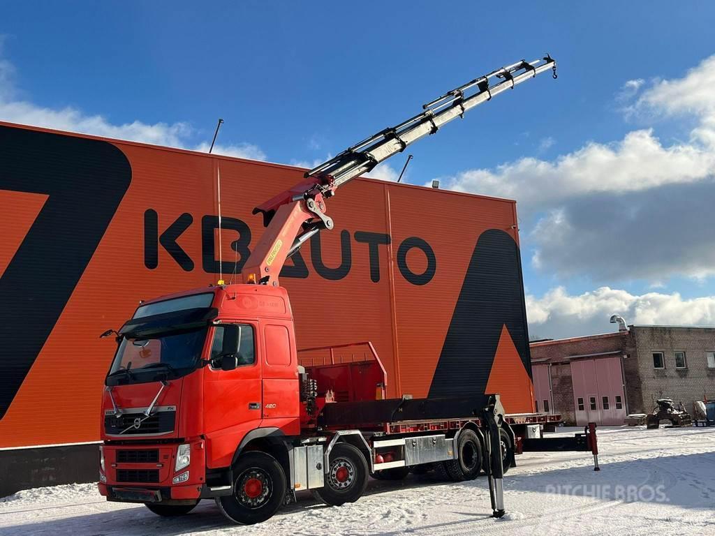 Volvo FH 420 8x2*6 PK 72002 / PLATFORM L=7548 mm Crane trucks