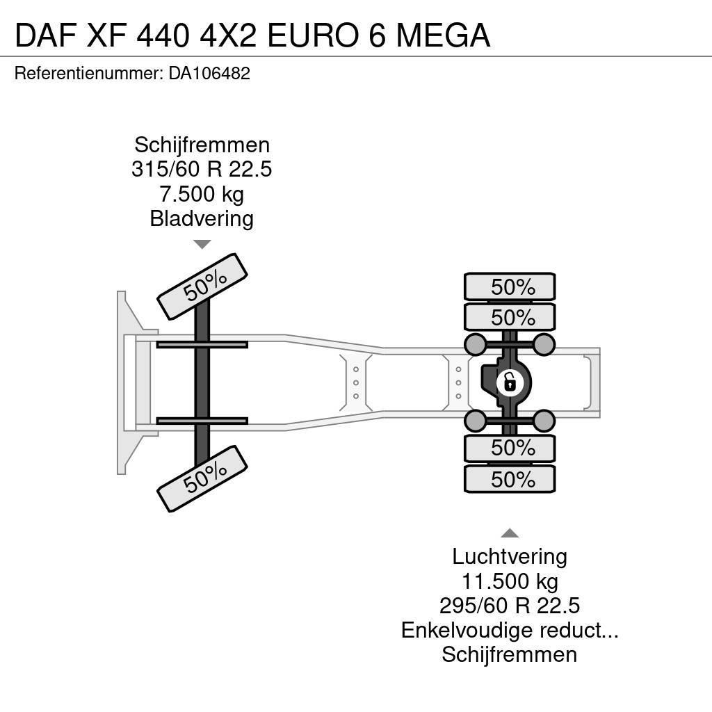 DAF XF 440 4X2 EURO 6 MEGA Tractor Units