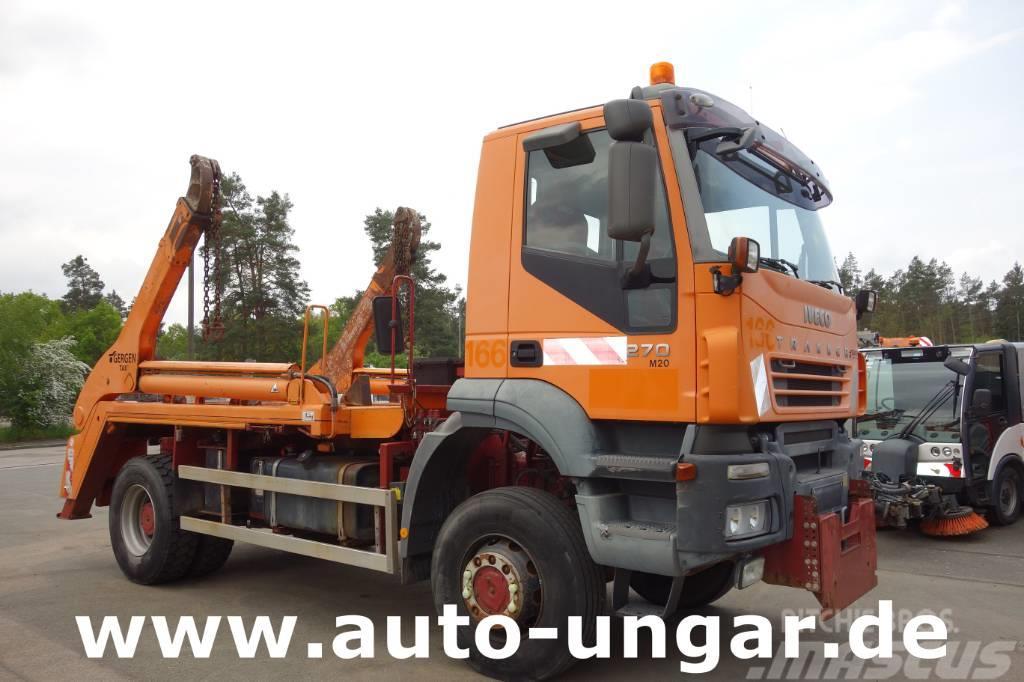 Iveco Trakker 18.270 Absetzkipper 4x4 + Sperren Gergen Cable lift demountable trucks