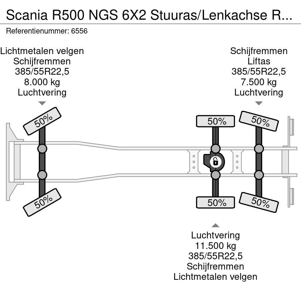 Scania R500 NGS 6X2 Stuuras/Lenkachse Retarder AHK Curtainsider trucks