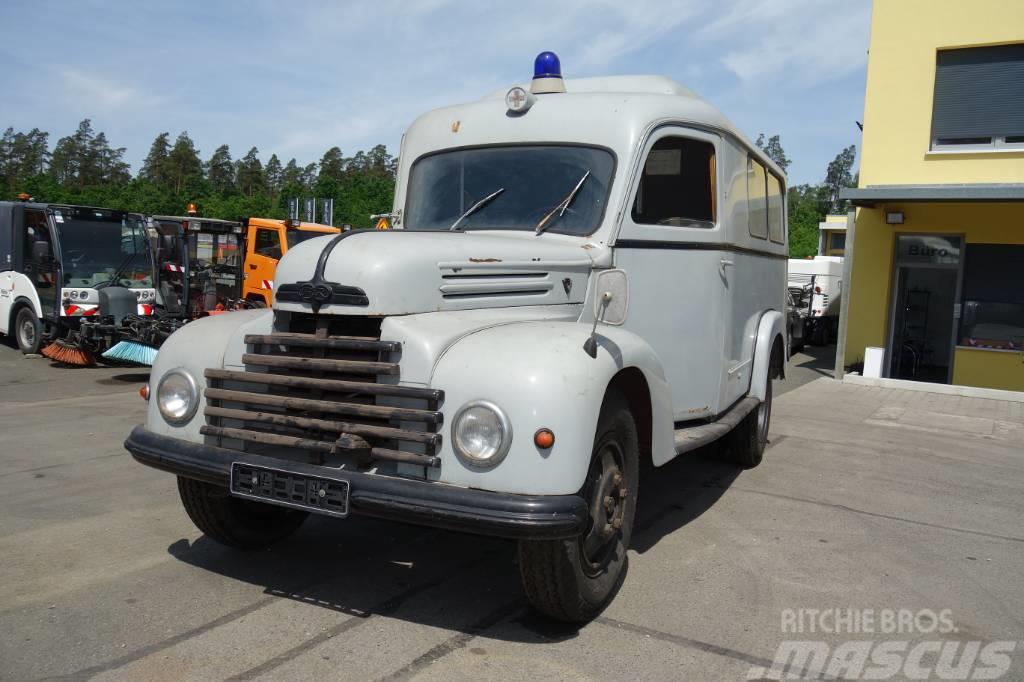 Ford Ford FK 3500 V8 mit H-Kennzeichen Oldtimer Ambulances
