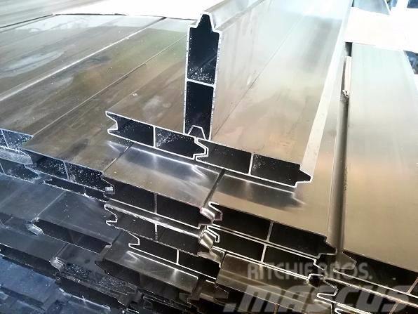  aliuminio bortines lentos užuolaidinės alumines -  Curtainsider semi-trailers