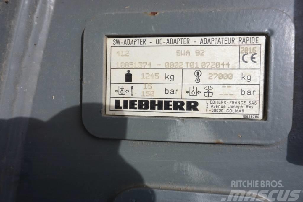 Liebherr SW 92 Quick connectors