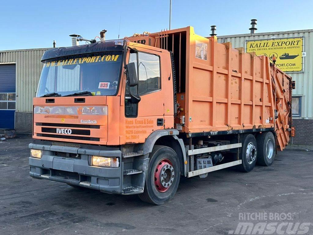 Iveco 180E30 Garbage Truck 6x2 Haller Good Condition Waste trucks