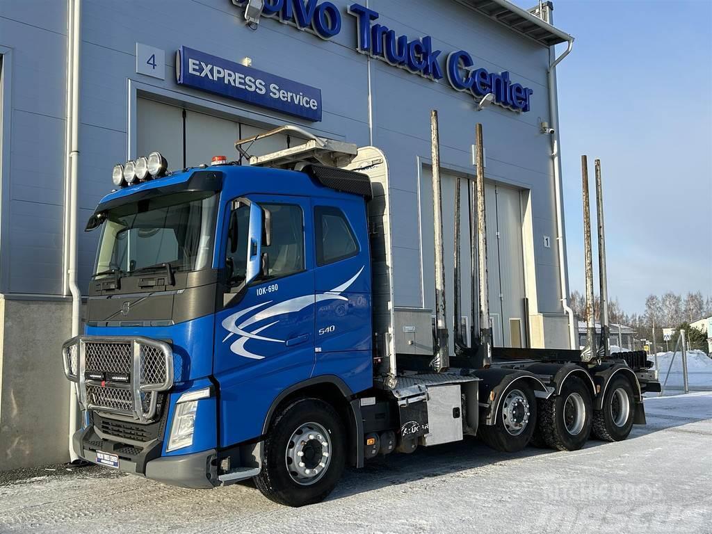 Volvo FH FH16 540 Euro 6 8x4 puuauto 2018 Timber trucks