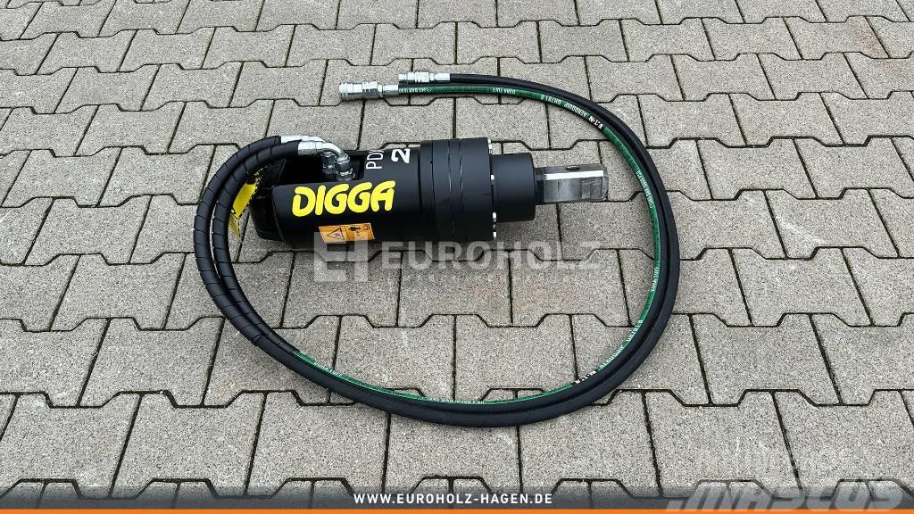  [Digga] Digga PDX2 Erdbohrer Motor mit Schläuchen Drills
