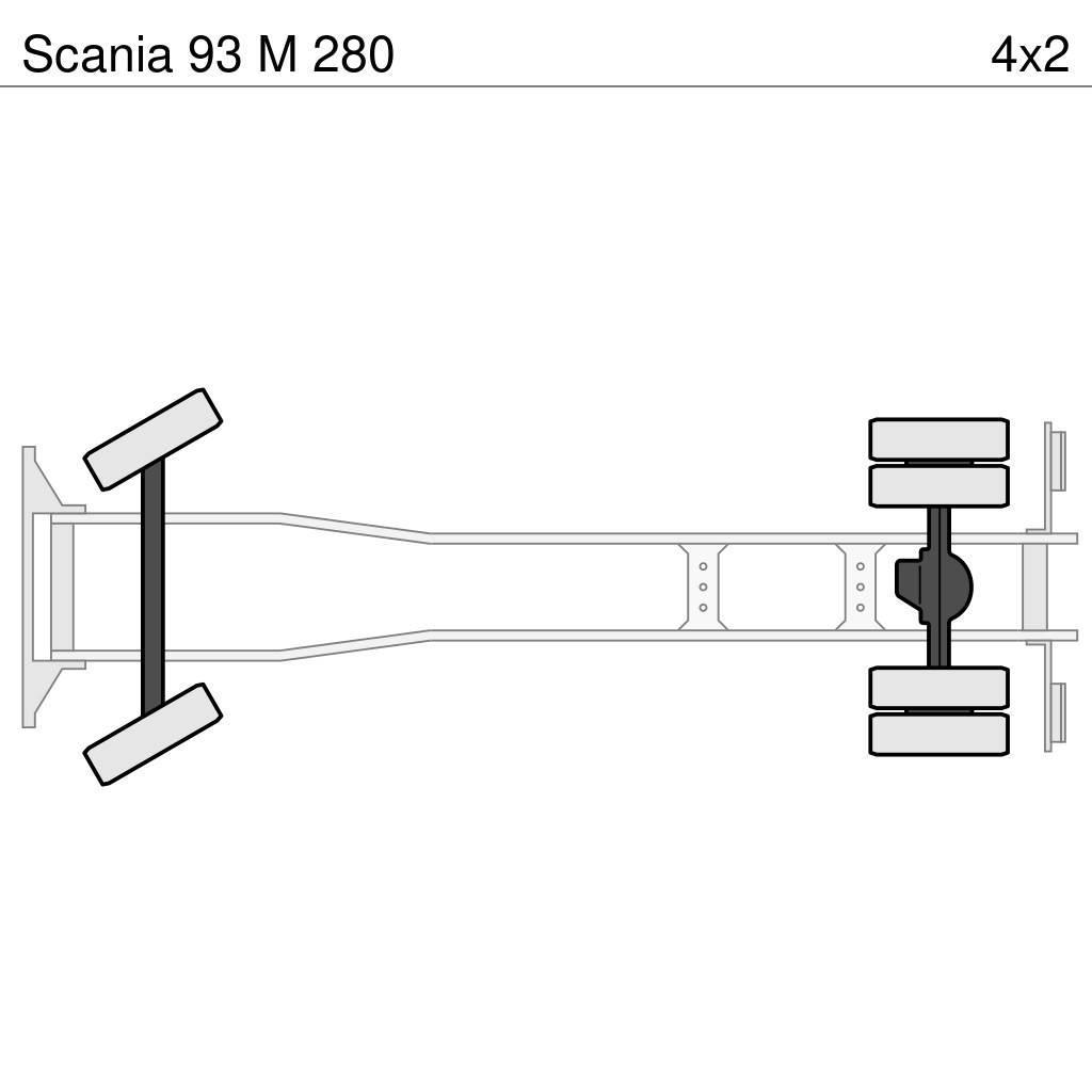 Scania 93 M 280 Skip loader trucks