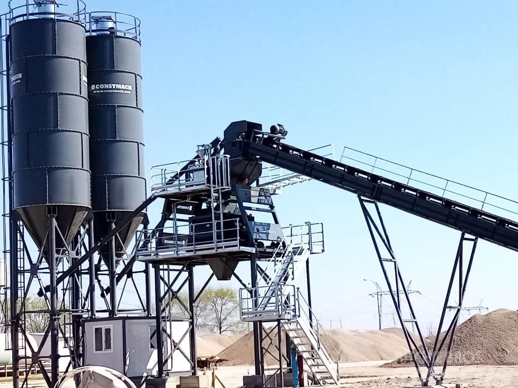 Constmach 60 M3 Stationary Concrete Batching Plant Concrete Batching Plants