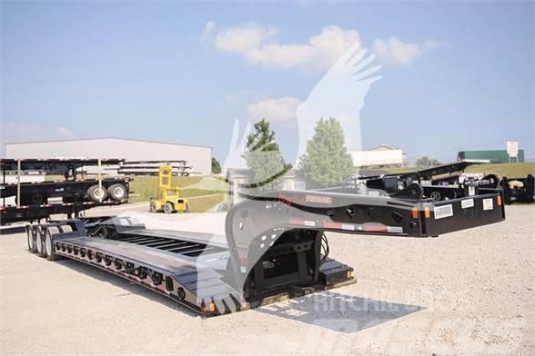 Fontaine 55 ton hydraulic detachable RGN double drop low bo Low loader-semi-trailers