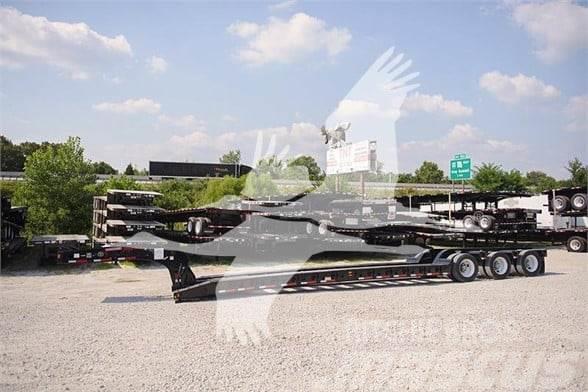 Fontaine 55 ton hydraulic detachable RGN double drop low bo Low loader-semi-trailers