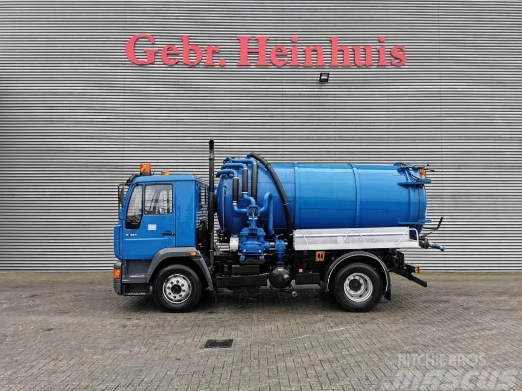 MAN 15.224 4x2 Leistikow S8000F 8000 Liter German Truc Combi / vacuum trucks