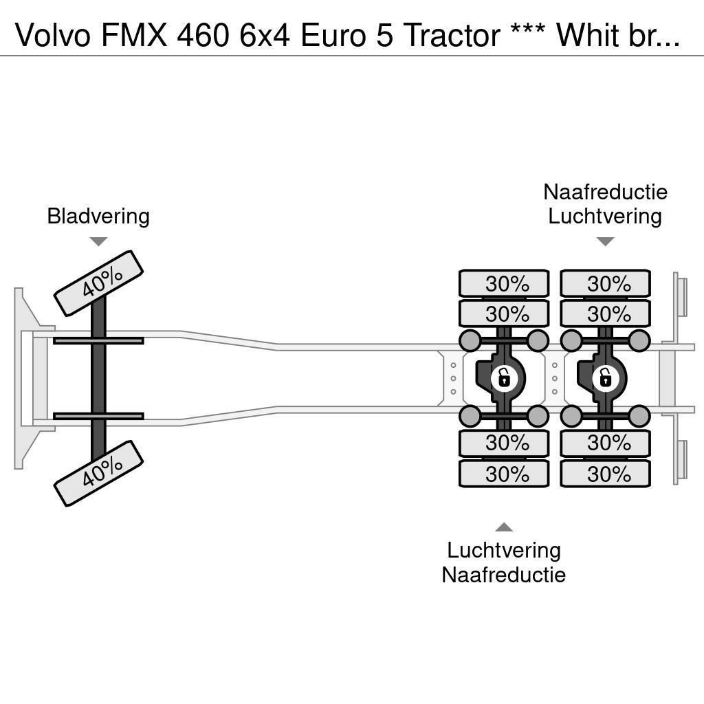 Volvo FMX 460 6x4 Euro 5 Tractor *** Whit bridge to Put All terrain cranes