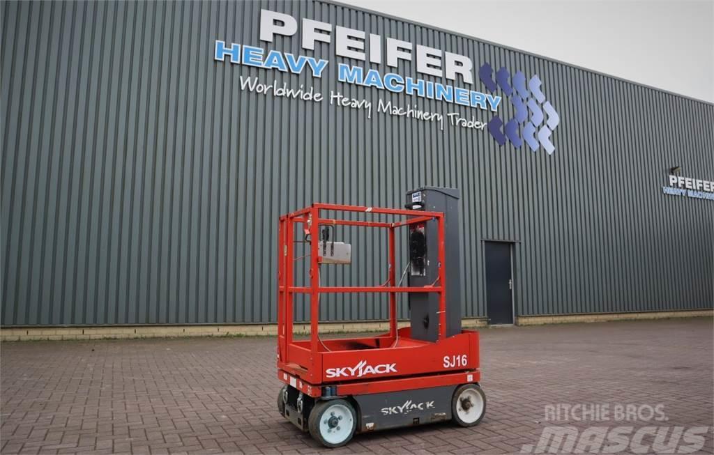SkyJack SJ16 Electric, 6,75m Working Height, 227kg Capacit Articulated boom lifts