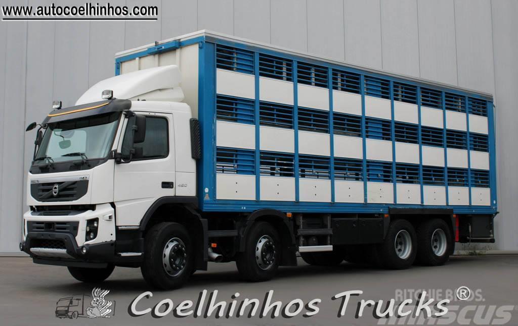 Volvo FMX 420 Animal transport trucks