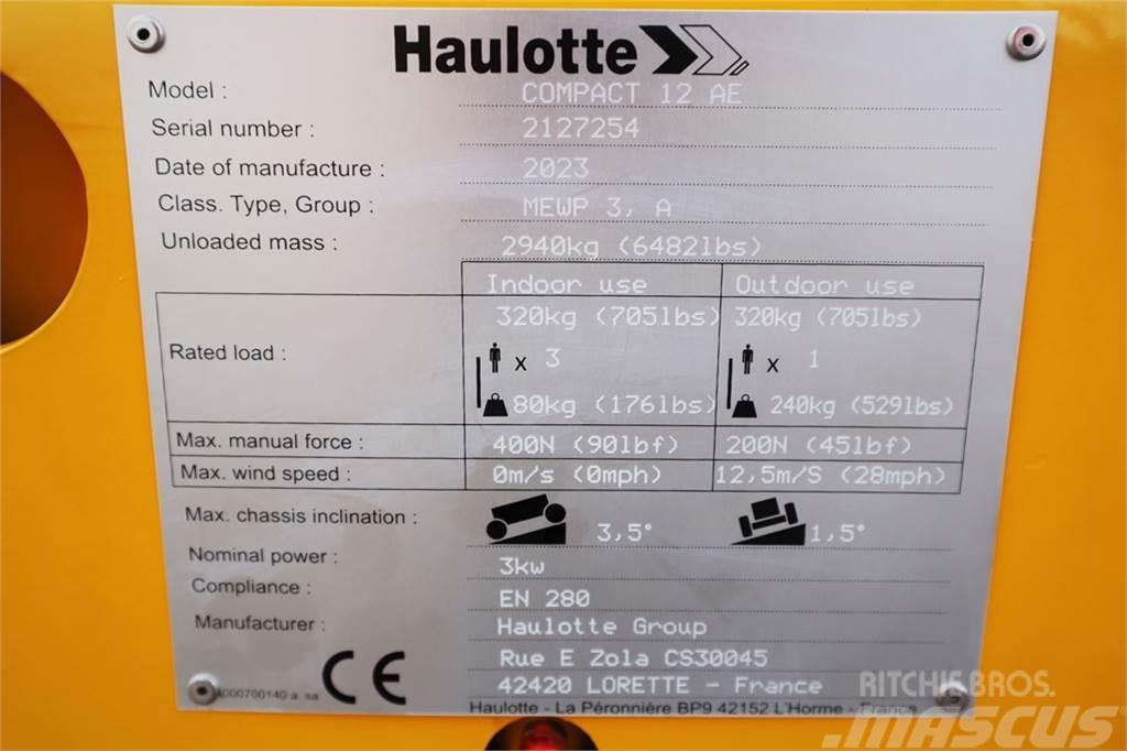 Haulotte Compact 12 Valid inspection, *Guarantee! 12m. Work Scissor lifts