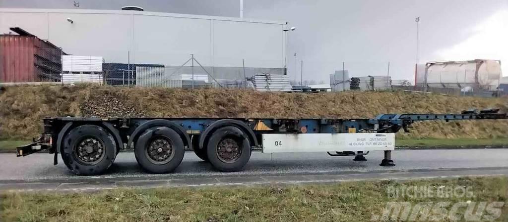 Krone Chassis Gooseneck Extendible Containerframe semi-trailers