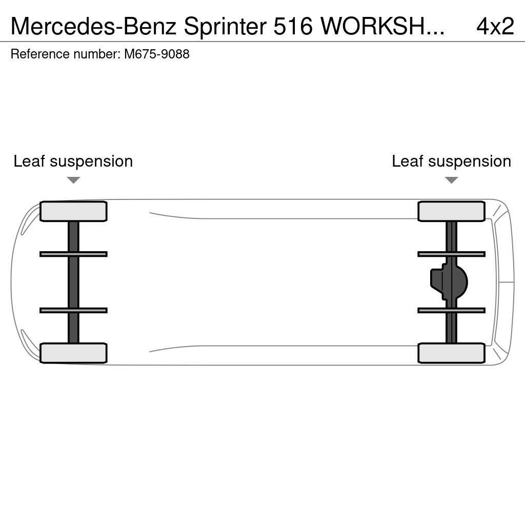 Mercedes-Benz Sprinter 516 WORKSHOP EQUIPMENT / BOX L=4559 mm Panel vans