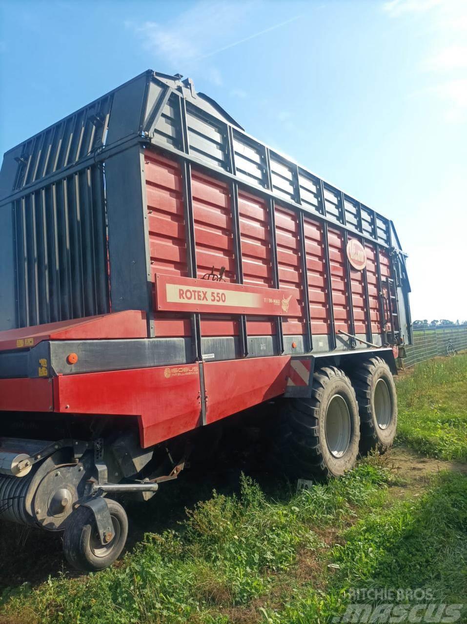 Kverneland Vicon Rotex 550 Self loading trailers