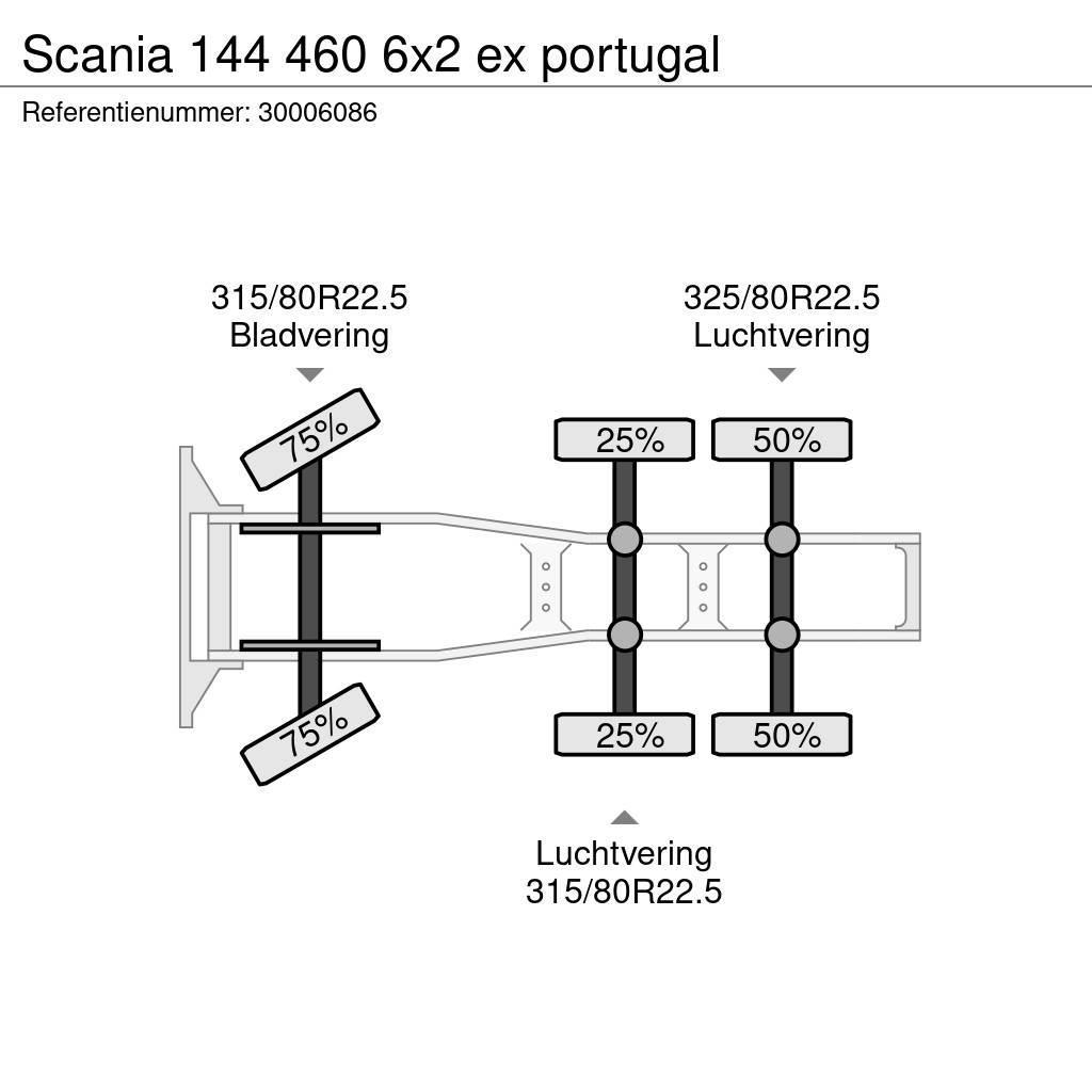 Scania 144 460 6x2 ex portugal Tractor Units
